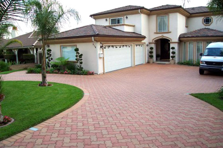 Pavers used on a Rockville home